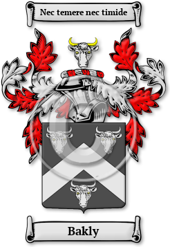 Bakly Family Crest Download (JPG) Legacy Series - 600 DPI