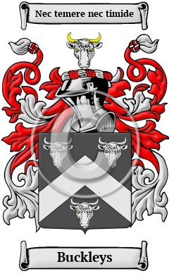 Buckleys Family Crest/Coat of Arms