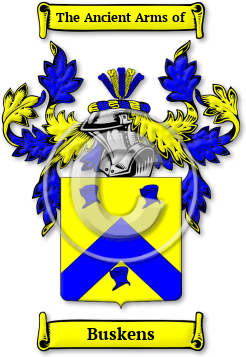 Buskens Family Crest Download (jpg) Legacy Series - 150 DPI