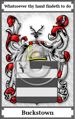 Buckstown Family Crest Download (JPG)  Book Plated - 150 DPI