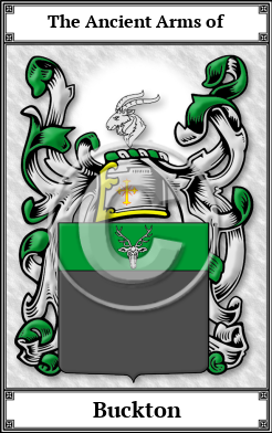 Buckton Family Crest Download (JPG) Book Plated - 600 DPI