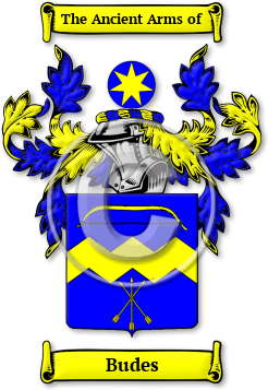 Budes Family Crest Download (jpg) Legacy Series - 150 DPI