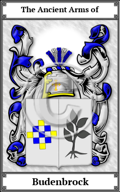 Budenbrock Family Crest Download (JPG)  Book Plated - 150 DPI