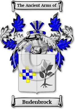 Budenbrock Family Crest Download (jpg) Legacy Series - 150 DPI