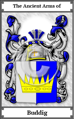 Buddig Family Crest Download (JPG) Book Plated - 600 DPI