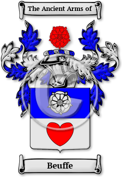 Beuffe Family Crest Download (jpg) Legacy Series - 150 DPI