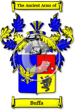 Buffa Family Crest Download (jpg) Legacy Series - 150 DPI
