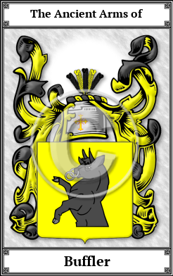 Buffler Family Crest Download (JPG)  Book Plated - 150 DPI