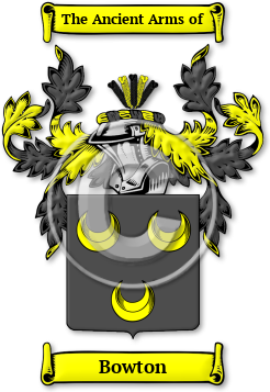 Bowton Family Crest Download (jpg) Legacy Series - 150 DPI