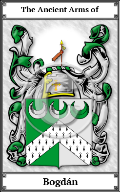 Bogdán Family Crest Download (JPG)  Book Plated - 150 DPI