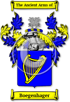 Boegenhager Family Crest Download (JPG) Legacy Series - 600 DPI