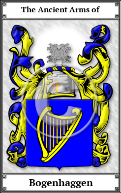 Bogenhaggen Family Crest Download (JPG)  Book Plated - 150 DPI