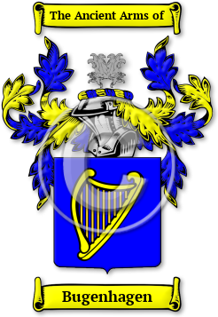Bugenhagen Family Crest Download (jpg) Legacy Series - 150 DPI