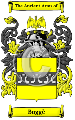 Buggè Family Crest/Coat of Arms