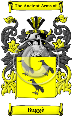 Buggè Family Crest Download (JPG) Heritage Series - 300 DPI