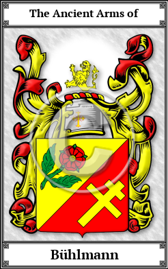 Bühlmann Family Crest Download (JPG) Book Plated - 150 DPI