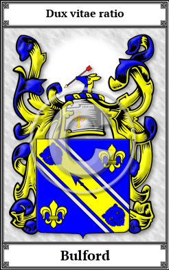Bulford Family Crest Download (JPG)  Book Plated - 150 DPI