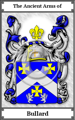 Bullard Family Crest Download (JPG)  Book Plated - 150 DPI