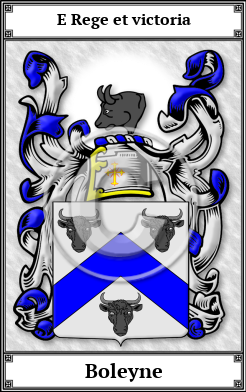 Boleyne Family Crest Download (JPG)  Book Plated - 150 DPI