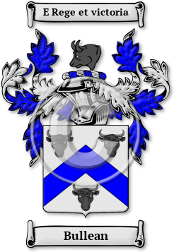 Bullean Family Crest Download (JPG) Legacy Series - 600 DPI