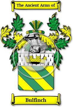 Bulfinch Family Crest Download (jpg) Legacy Series - 150 DPI