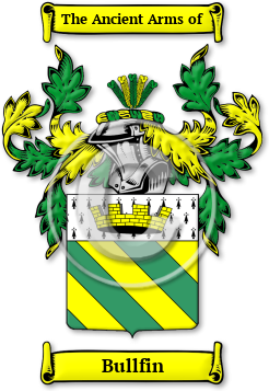 Bullfin Family Crest Download (jpg) Legacy Series - 150 DPI