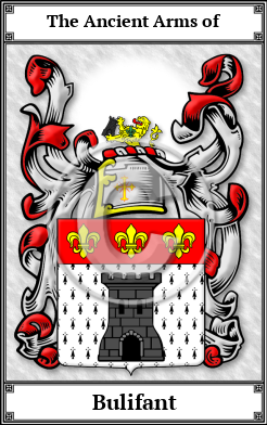 Bulifant Family Crest Download (JPG)  Book Plated - 150 DPI