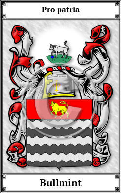 Bullmint Family Crest Download (JPG)  Book Plated - 150 DPI