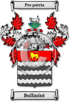 Bullmint Family Crest Download (jpg) Legacy Series - 150 DPI