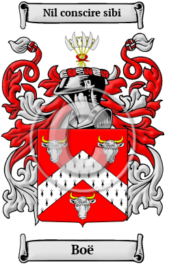 Boë Family Crest Download (JPG) Heritage Series - 300 DPI