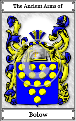 Bolow Family Crest Download (JPG)  Book Plated - 150 DPI