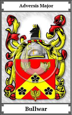 Bullwar Family Crest Download (JPG)  Book Plated - 150 DPI