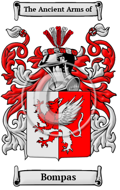 Bompas Family Crest/Coat of Arms