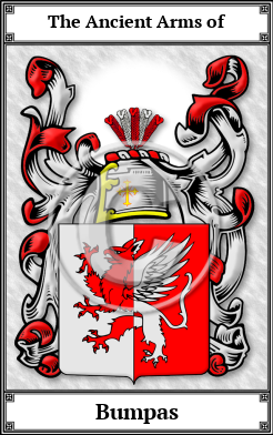 Bumpas Family Crest Download (JPG)  Book Plated - 150 DPI