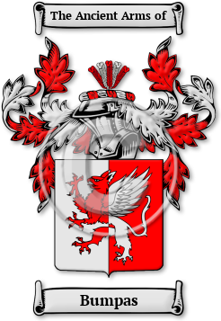 Bumpas Family Crest Download (jpg) Legacy Series - 150 DPI