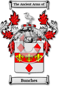 Bunches Family Crest Download (jpg) Legacy Series - 150 DPI