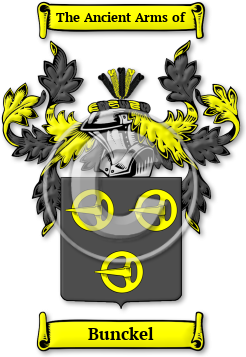 Bunckel Family Crest Download (JPG) Legacy Series - 600 DPI