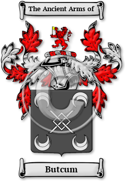 Butcum Family Crest Download (jpg) Legacy Series - 150 DPI
