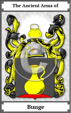 Bunge Family Crest Download (JPG) Book Plated - 600 DPI