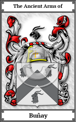 Buñay Family Crest Download (JPG)  Book Plated - 150 DPI