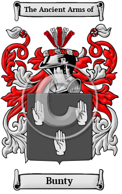 Bunty Family Crest/Coat of Arms