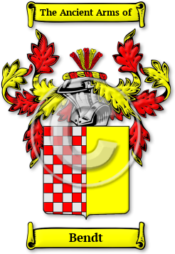 Bendt Family Crest Download (JPG) Legacy Series - 600 DPI