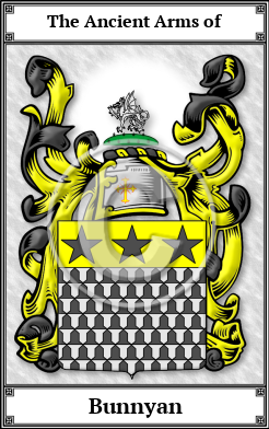 Bunnyan Family Crest Download (JPG) Book Plated - 600 DPI