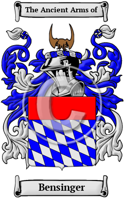 Bensinger Family Crest Download (JPG) Heritage Series - 600 DPI