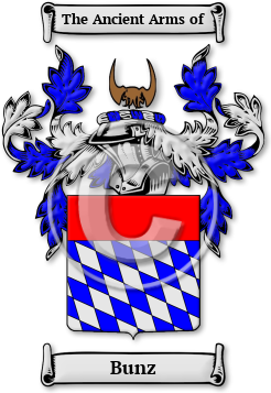 Bunz Family Crest Download (jpg) Legacy Series - 150 DPI