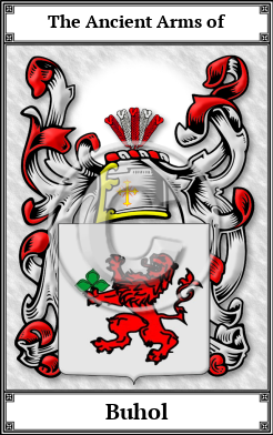 Buhol Family Crest Download (JPG)  Book Plated - 150 DPI
