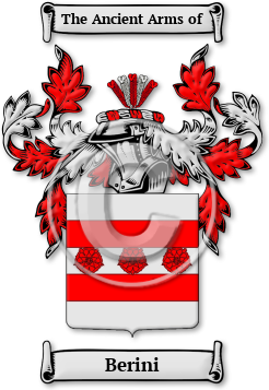 Berini Family Crest Download (JPG) Legacy Series - 600 DPI