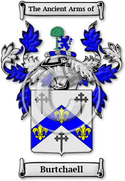Burtchaell Family Crest Download (jpg) Legacy Series - 150 DPI