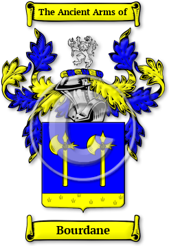 Bourdane Family Crest Download (JPG) Legacy Series - 600 DPI