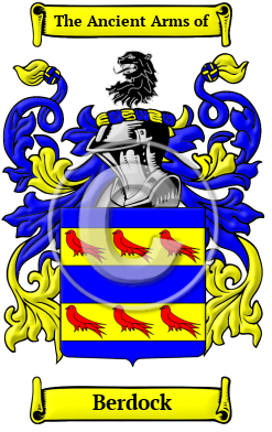 Berdock Family Crest/Coat of Arms